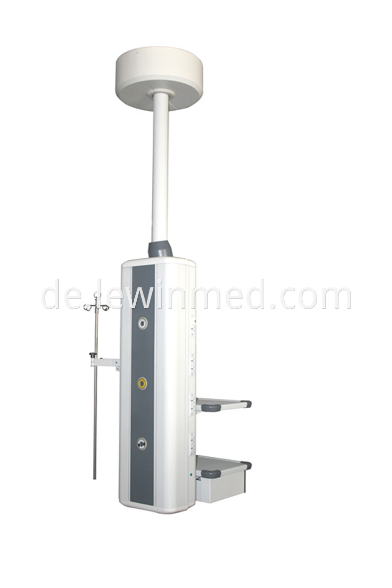 Multifunction manual medical column